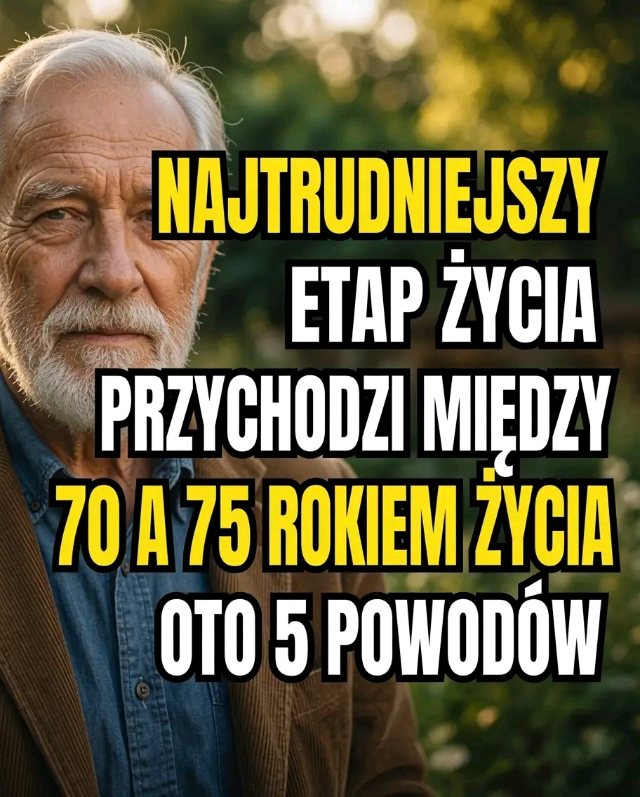 Wiek między 70 a 75 lat to najcięższy etap życia — oto 5 prawdziwych powodów
